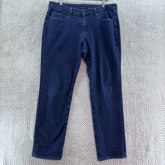 Bonobos Jeans Mens 38 (38X31) Blue Medium Wash Denim Mid Rise Straight Leg - Picture 1 of 15